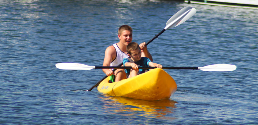 Kayaking in Mission Bay on your San Diego staycation 